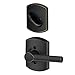 Schlage Lock Company F59BRW716GRW Broadway Lever Single Cylinder Interior Pack with Decorative, Aged Bronze