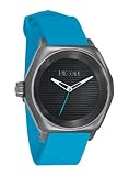 Nixon Fader Watch - Men's All Gunmetal / Sky Blue, One Size