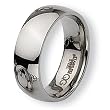 Polished Stainless Steel Ring (8.0 mm) - Sizes 6-13