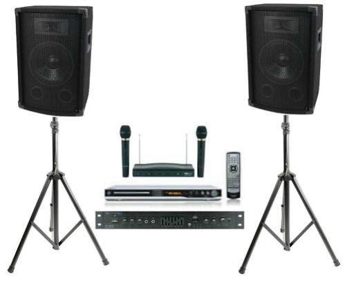 1100 Watt Pro Karaoke DJ System, NEW!
