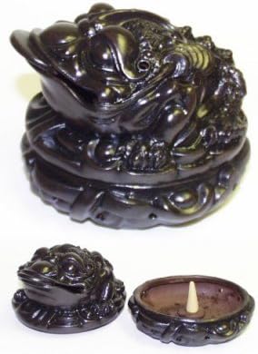 Money Frog ~ 5 Inch Clay Burner