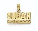 14K 'Cuban Princess' Pendant - GH14330