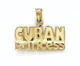 14K 'Cuban Princess' Pendant - GH14330