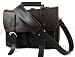 17 Men's Full Grain Leather Briefcase Backpack Bag Tote L01 DB (3 components, 3 straps)