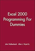 Excel 2000 Programming For Dummies