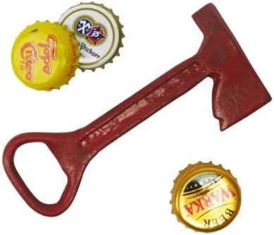 Design Toscano Fireman Ax Cast Iron Bottle Opener: Set of Two