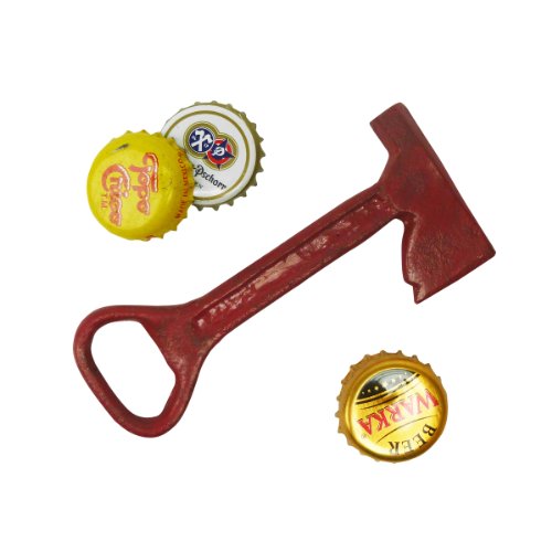 Design Toscano Fireman Ax Cast Iron Bottle Opener: Set of Two