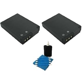 SAVEoN 2 Pack Battery Kit For NIKON Coolpix S6200 S8200 AW100 S1200pj S8100 S8000 S6000 S6100 S9100 S1000pj S1100pj P300 S610 S620 S630 S710 P310 S9300 S6300 Digital Camera Includes 2 Extended Replacement Nikon EN-EL12 Batteries + Camera Cleaning Kit