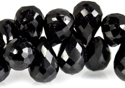 Black Tourmaline Tear Drop Briolette