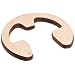 E-Style External Retaining Ring, Tapered Section, Radial Assembly, Alloy 25 Copper, Plain Finish, 3/16" Shaft Diameter, 0.025" Thick, Made in US (Pack of 25)