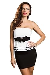 Off the Shoulder Cocktail Lace Peplum  Club Dress/Party Dress  With a Bow(s)