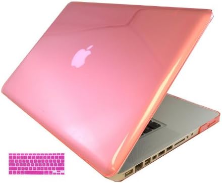 JEET 2in1 13.3" MacBook UniBody BUBBLEGUM PINK Rubberized Hard Case and Keyboard Cover for A1342 Model (A1342 Rubberized-BUBBLEGUM PINK)