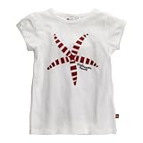 Lego Wear Mädchen T-Shirt 13419 TABITA 405 – T-SHIRT S/S, Gr. 104, Weiß (WHITE)