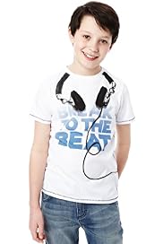 Pure Cotton Headphone Print T-Shirt