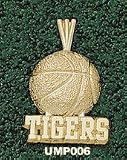 Univ Of Memphis Tigers B'Ball Charm/Pendant -14K/10K, Stainless Steel or Gold Plated