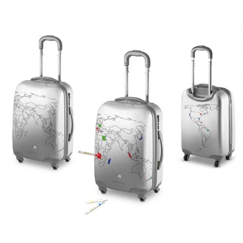 WHEEL SUITCASE MEDIUM 4-TO-DO RONCATO CIAK TSA PC (SILVER), SILVER (Silver) - 42.33.02