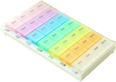 SPS Drug case Pill case Medicine chest Pill container 1 week Four times a day (2)