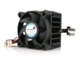 StarTech.com 50x41mm Socket 7/370 CPU Cooler Fan with Heatsink and TX3 and LP4 - FanP1003LD (Black)