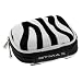 GTMax Silver Zebra Premium Universal Bluetooth 3.5mm Headset Pouch Carrying Case for Plantronics M50, Voyager Pro+, Motorola HX550, Jawbone ERA and More Bluetooth Headset