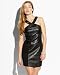 bebe Leather Panel Dress