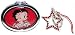Betty Boop Hand Mirror with Free Keychain