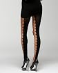 bebe Wide Fishnet Front Thigh High from bebe.com