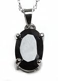 Oval Black Onyx Stone Pendant