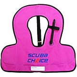 Scuba Choice Kid's Snorkel Vest with Name Box, Purple