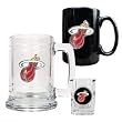 Miami Heat 15oz Tankard, 15oz Ceramic Mug & 2oz Shot Glass Set - Primary Logo NBA Basketball