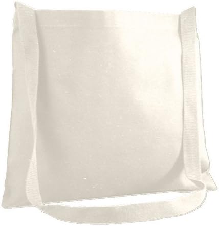 25 pieces - Small Size Canvas Messenger Tote Bags with Long Strap