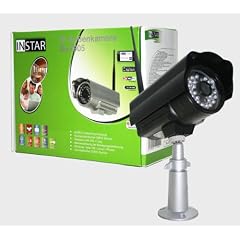 INSTAR IN-2905 (schwarz) IP Kamera Camera WLAN 54 MBit Wetterfest + Nachtsicht + 5DB Antenne / GANZ NEU! Mit fester Internetadresse!!! ACHTUNG JETZT NEU!!! Kaufen Sie ein Weitwinkelobjektiv (155� Grad) oder eine automatisch gesteuerte Heizung einfach mit dazu!!!! ZUBEH�R IST JETZT BEI AMAZON ZU FINDEN! MAC / Windows / Linux kompatibel