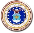 Air Force METAL Auto Emblem