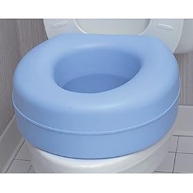 Duro-Med Deluxe Plastic 5 Toilet Seat Riser
