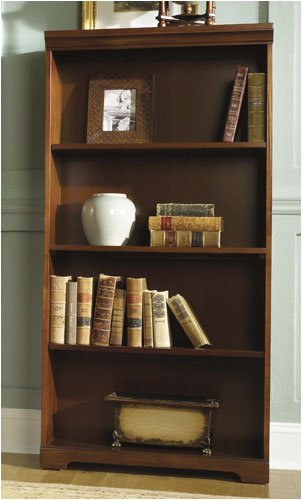 Riverside Furniture 18141 Meridian 60" H Bookcase in Cordovan Cherry