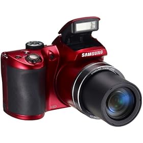Samsung WB100 Smart Digital Camera (Red)