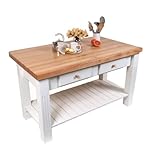 John Boos & Co. Grazzi Kitchen Work Table - Alabaster - GRZ6036-AL