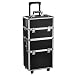 Radical Deal Aluminum Rolling Makeup Case Salon Cosmetic Organizer Trolley Train Case (Black) RS.11599.00