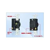 アメリカン電機 埋込コンセント 引掛形 (20A/接地形 2P/250V) 黒色 3220-L6