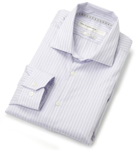  Perry Ellis Men's Premium Non Iron Awning Stripe City Fit Shirt
