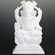White Soap Stone Ganesh Statue