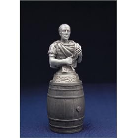 Julius Caesar English Pewter Bottle Stopper