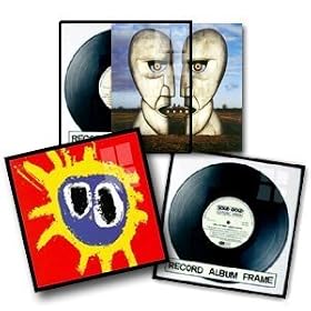 Retro Vinyl Record Album Photo Picture Frame - Black