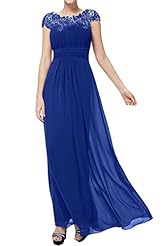 Chiffon Lace Evening Dress/Bridesmaid Dress/Prom Dress/Party Dress 