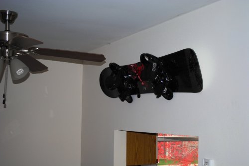 HangTight Snowboard Wall Mount Display Rack Hanger
