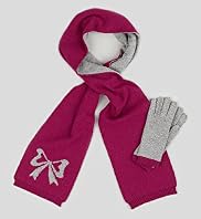 Bow Detail Scarf & Gloves Set