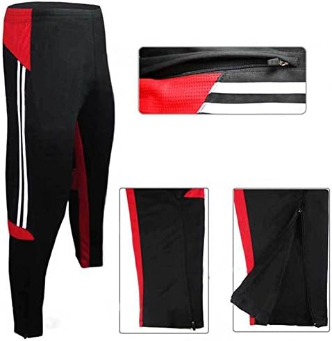 MaxTrend Men's Soccer Football Training Long Sweat Track Pants Athletic Casual Trousers