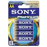 Sony AM3PT-B8A Platinum Alkaline Battery Blister Multipack (8-Pk)