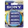 Sony AM3PT-B8A Platinum Alkaline Battery Blister Multipack (8-Pk)