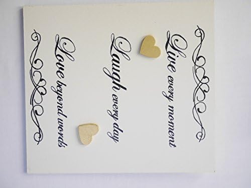 Live Love Laugh Hanging Plaque