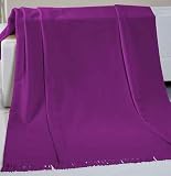 Bocasa by biederlackborbo 66246 Wohn- und Schlafdecke Orion Cotton Plus ca. 150 x 200 cm, beere